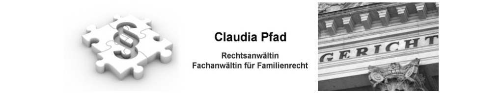 Claudia Pfad, Rechtsanwältin und Fachanwältin für Familienrecht
